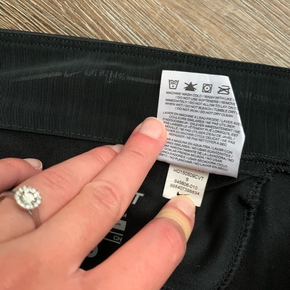 Nike Dri-Fit Essentials Black Legging Tights Small - Picture 5 of 9